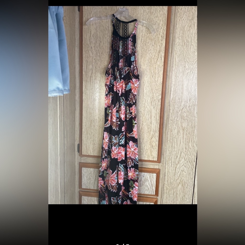 Tahiti maxi dress multi colors size large - Picture 2 of 5